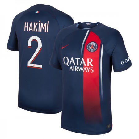 Fotbalové dres Paris Saint-Germain 2023-24 Hakimi 2 Domácí Krátký Rukáv